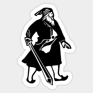 Warrior Saint Baba Deep Singh Ji Sticker Sticker